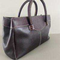 Bolsa Tod"s Shoulder Vintage Couro Marrom 