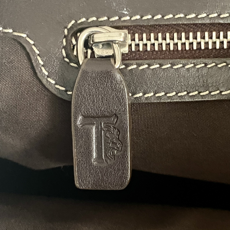 Bolsa Tod"s Shoulder Vintage Couro Marrom 