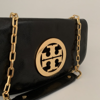 Bolsa Tory Burch Couro Preta 