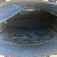Bolsa Tory Burch Handle Couro Azul