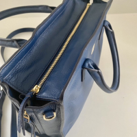 Bolsa Tory Burch Handle Couro Azul