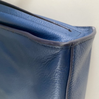 Bolsa Tory Burch Handle Couro Azul