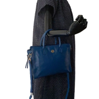 Bolsa Tory Burch Handle Couro Azul