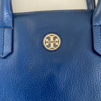 Bolsa Tory Burch Handle Couro Azul