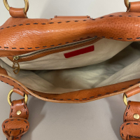 Bolsa Valentino Couro Laranja