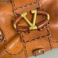 Bolsa Valentino Couro Laranja