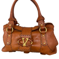 Bolsa Valentino Couro Laranja