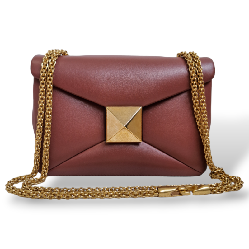 Bolsa Valentino One Stud Rosa Queimado Bolsa Valentino One Stud Rosa Queimado
