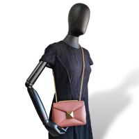 Bolsa Valentino One Stud Rosa Queimado