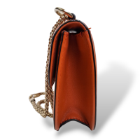 Bolsa Valentino Rockstud Glam Lock Laranja