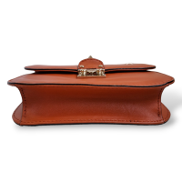 Bolsa Valentino Rockstud Glam Lock Laranja