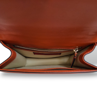 Bolsa Valentino Rockstud Glam Lock Laranja