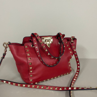 Bolsa Valentino Rockstud Mini Vermelha