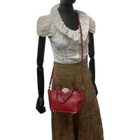 Bolsa Valentino Rockstud Mini Vermelha