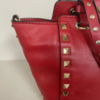 Bolsa Valentino Rockstud Mini Vermelha