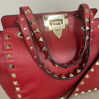 Bolsa Valentino Rockstud Mini Vermelha