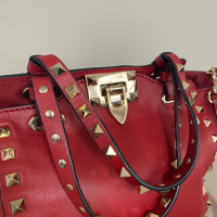 Bolsa Valentino Rockstud Mini Vermelha