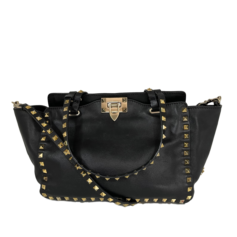 Bolsa Valentino Rockstud Preta 