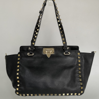 Bolsa Valentino Rockstud Preta 