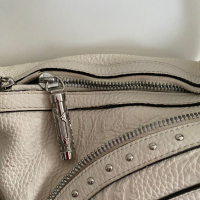 Bolsa Versace Sac Demin Lune Vintage Off-White