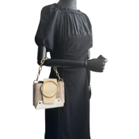 Bolsa Yuzefi Delila Suede Cinza 