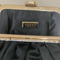 Bolsa de Cetim Versace Preto