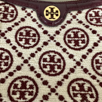 Bolsa de Ombro Tory Burch Monogran Studio De Jacquard-Nunca Usada