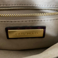 Bolsa de Ombro Tory Burch Monogran Studio De Jacquard-Nunca Usada