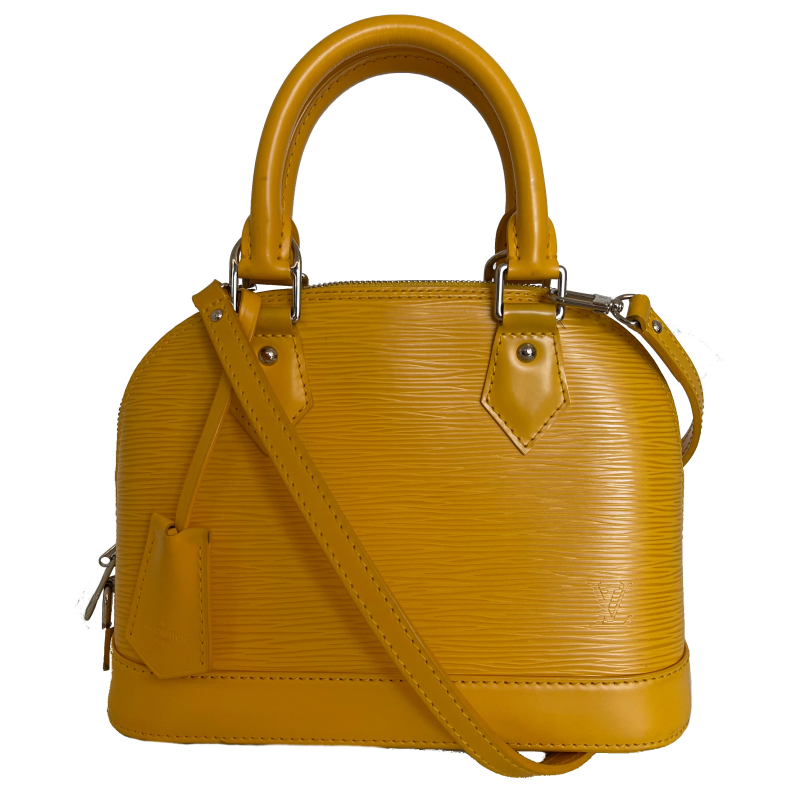 Bolsa Louis Vuitton Alma BB Epi Amarela 