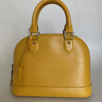 Bolsa Louis Vuitton Alma BB Epi Amarela 