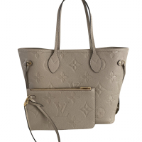 Bolsa Louis Vuitton Neverfull MM Monograma Empreinte Tourtelle