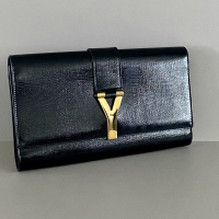 Bolsa Clutch Yves Saint Laurent Classic Y Preta