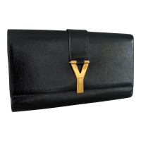 Bolsa Clutch Yves Saint Laurent Classic Y Preta