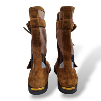 Bota Burberry Marrom Xadrez-37