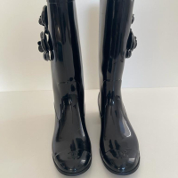 Bota Chanel Galocha Preta 38
