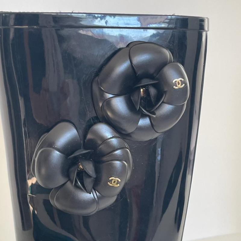 Bota Chanel Galocha Preta 38