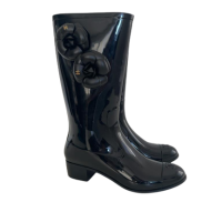 Bota Chanel Galocha Preta 38