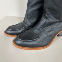 Bota Cris Barros Couro Preta-36