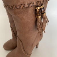 Bota Gucci Couro Caramelo - 37