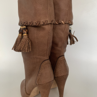 Bota Gucci Couro Caramelo - 37