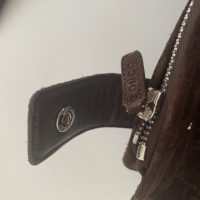 Bota Gucci GG Suede Marrom
