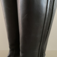 Bota Hermès Couro Preta - 39