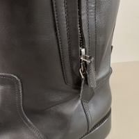 Bota Hermès Couro Preta - 39