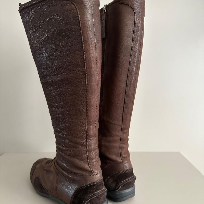 Bota Prada Marrom-35 Bota Prada Marrom-35