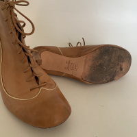 Bota Sarah Chofakiani Couro Caramelo - 38