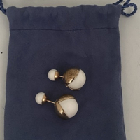 Brinco Christian Dior Tribales Embellished Branco