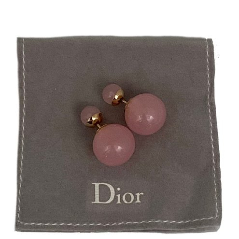 Brinco Dior Tribales Perola Rosa Brinco Dior Tribales Perola Rosa