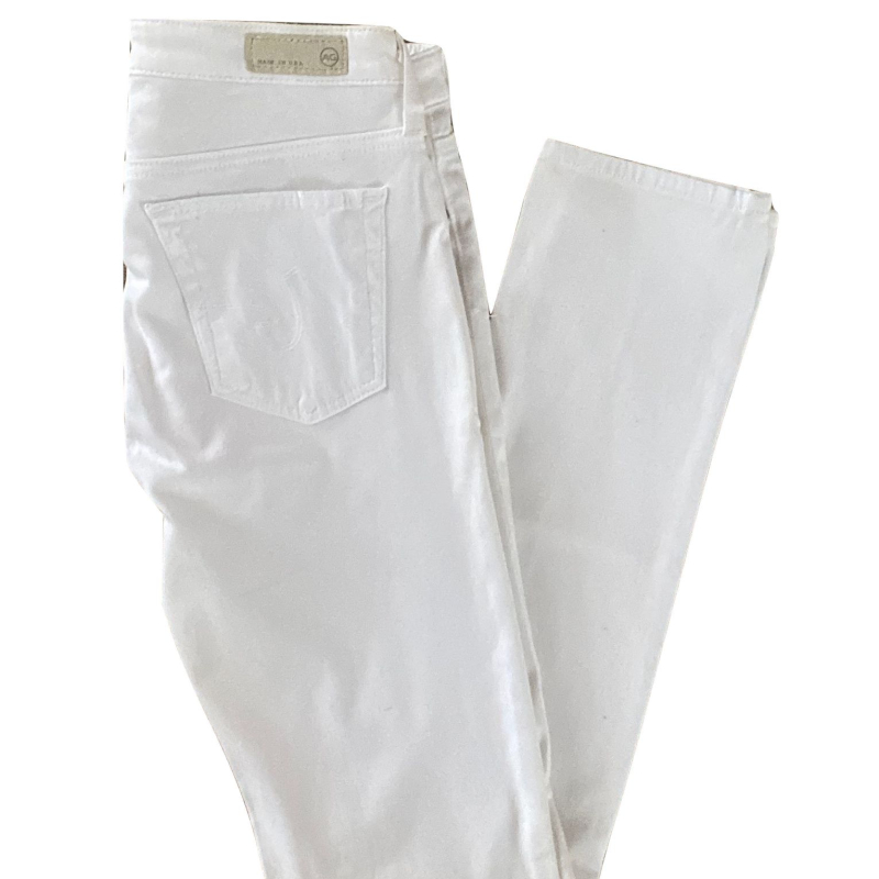 Calça Adriano Goldschmied Branca Cigarette Leg Calça Adriano Goldschmied Branca Cigarette Leg