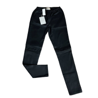 Calça Emilio Pucci Couro Preto 