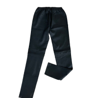 Calça Emilio Pucci Couro Preto 